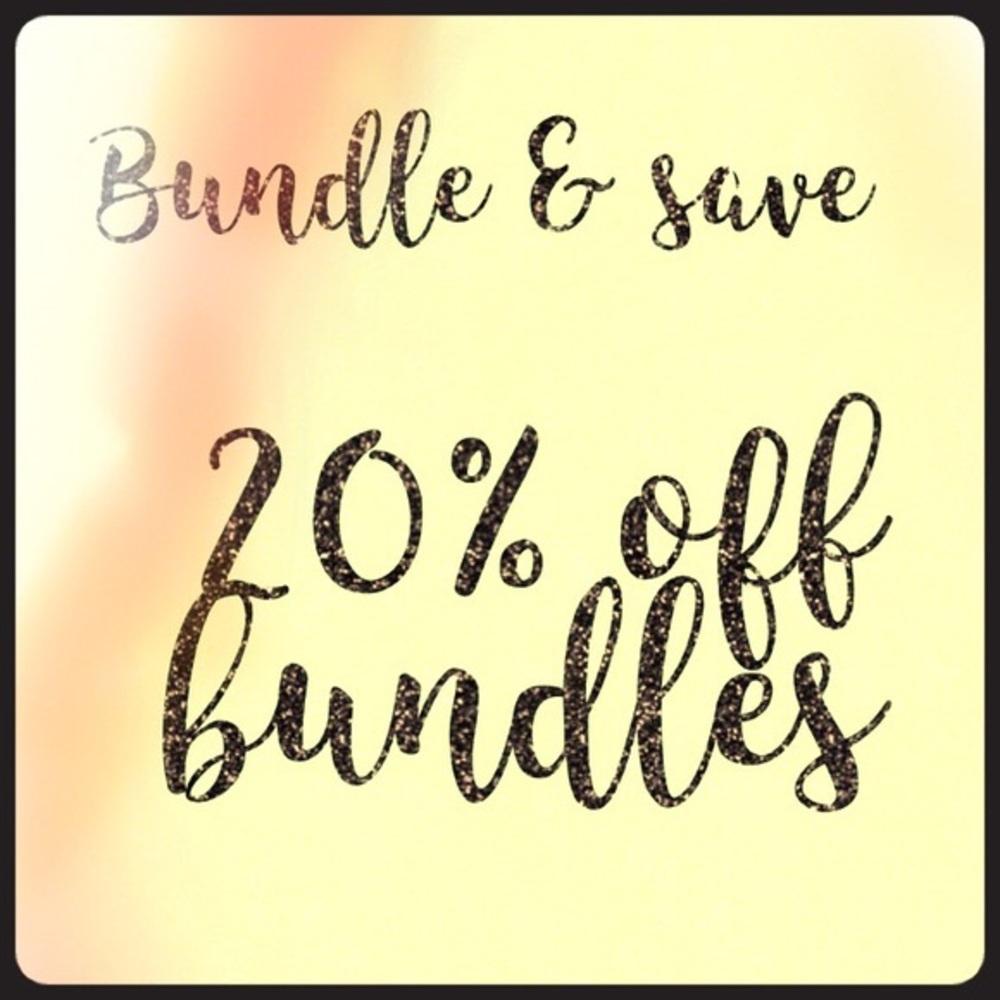 20% OFF BUNDLES 🎉
